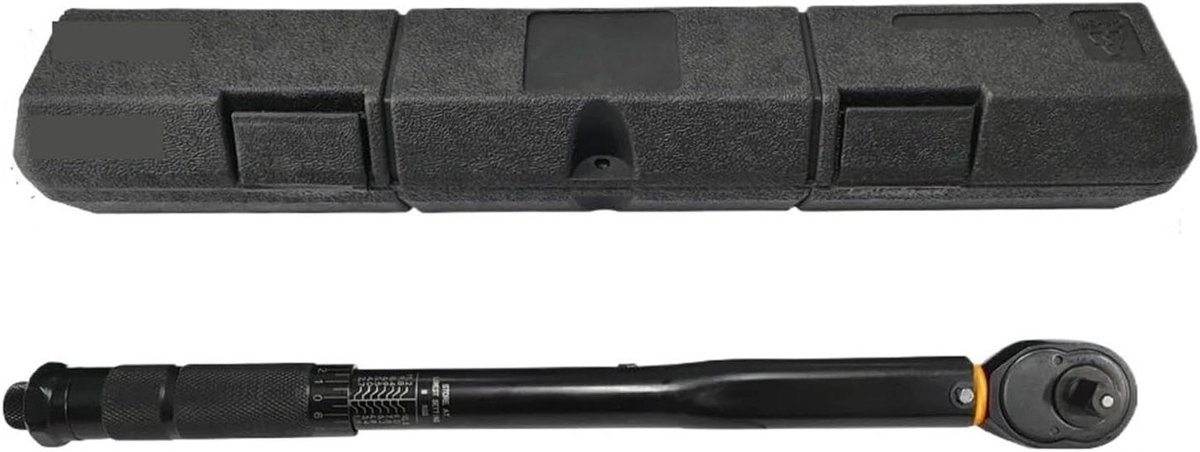 Momentsleutel Set - Momentsleutel Ratelsleutel - Auto Reparatie - Verstelbaar met Ratelkop - 1/4" 3/8" 1/2" - Zwart