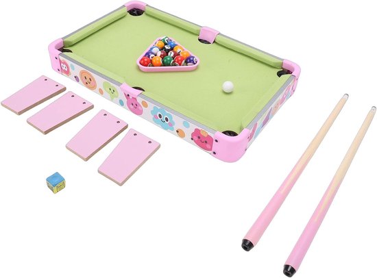 Mini Pooltafel - Kinder Biljartspel - Familie Spelavond - Vergrendelbare Poten - 51x32cm - Niet gespecificeerd van mini — afbeelding 5