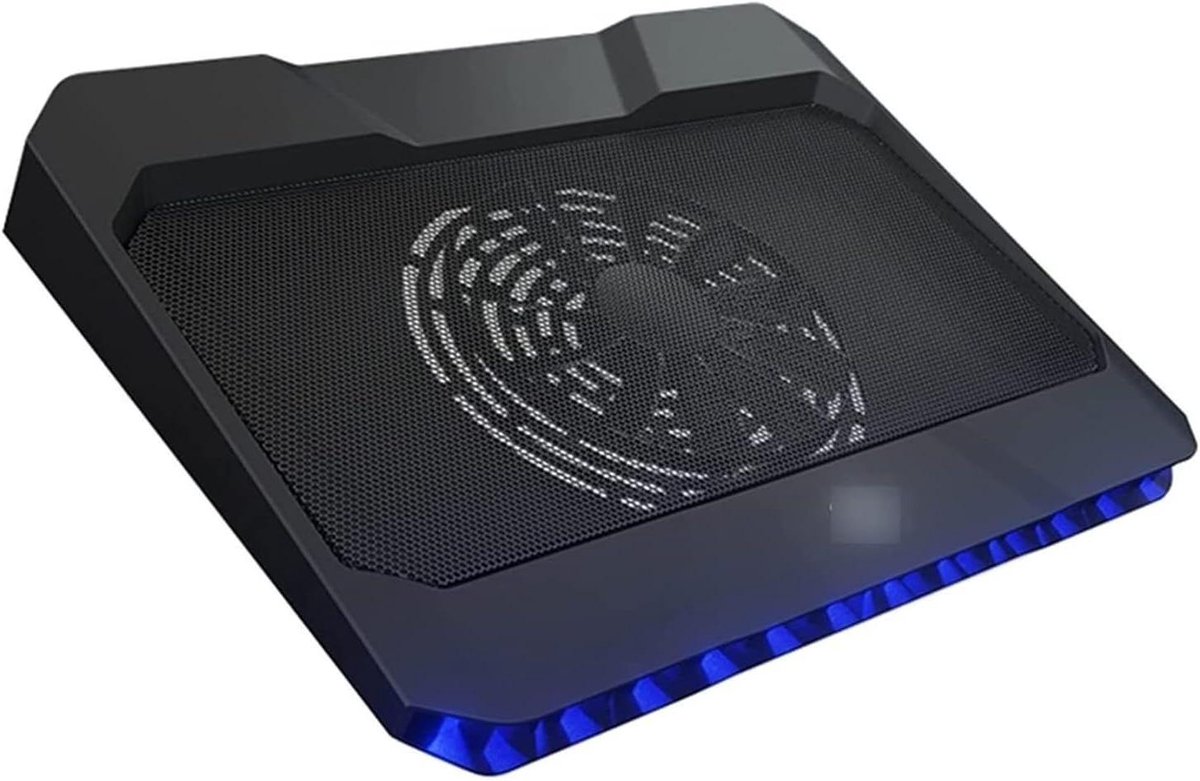 Laptop Koeler - Notebook Ventilator - Oververhitting Voorkomen - Stille Werking - Tot 17 inch - Zwart
