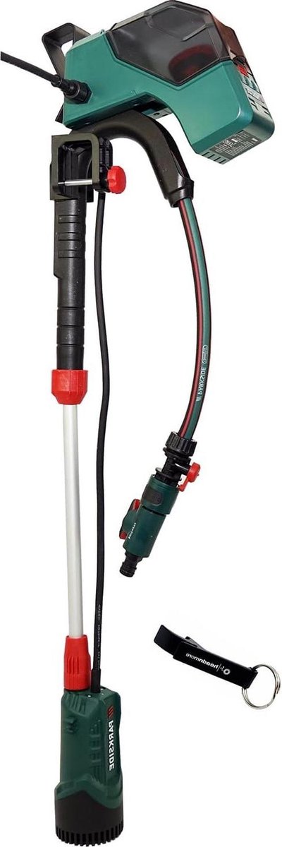 Accu Regentonpomp - Waterpomp Tuin - Water Verplaatsen - Draadloos Inzetbaar - 1500 L/U - Groen