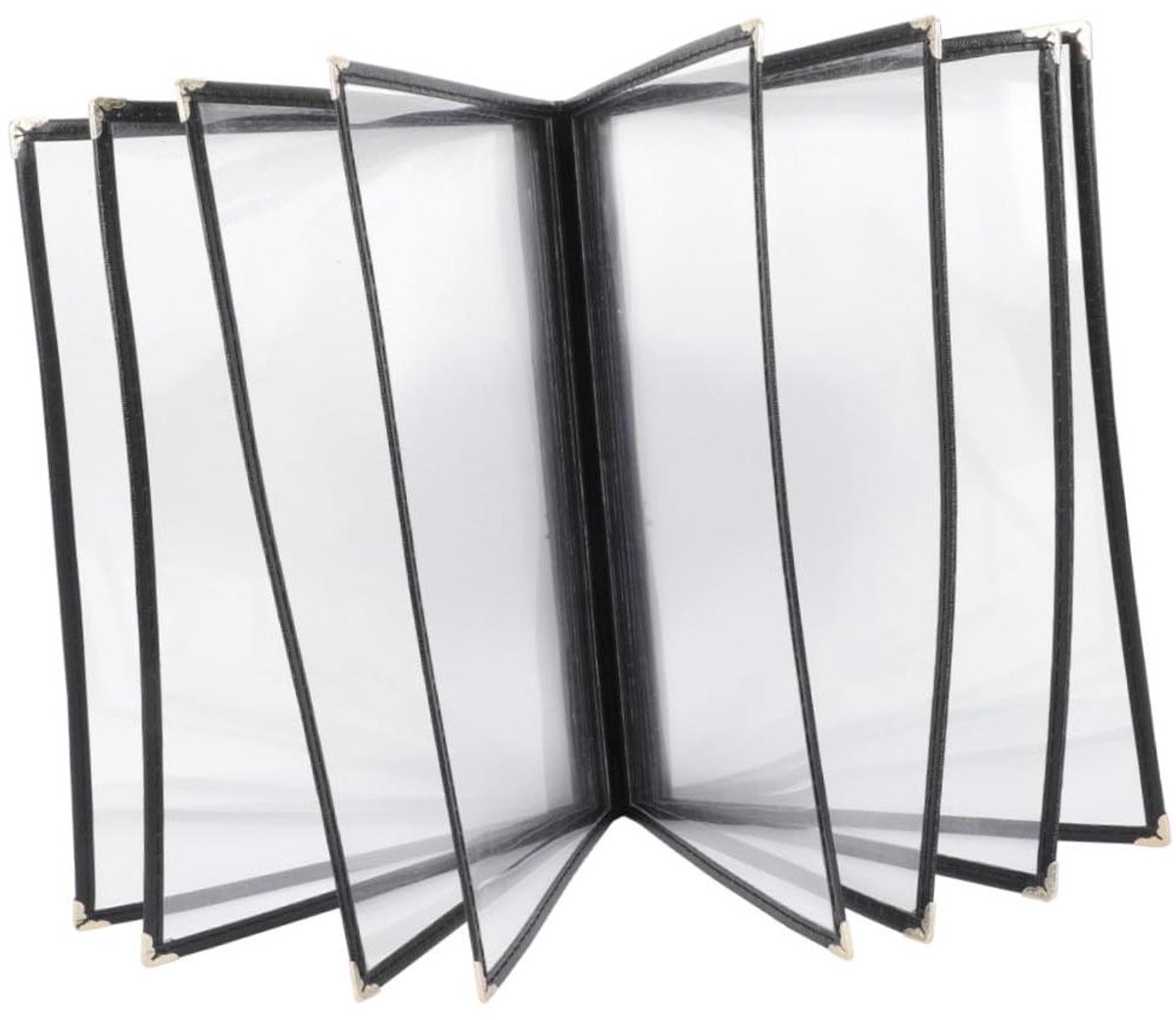 Menuhoes Restaurant - Menuboek - Menu Tonen - 8 Pagina's - 32 x 24 cm - Zwart