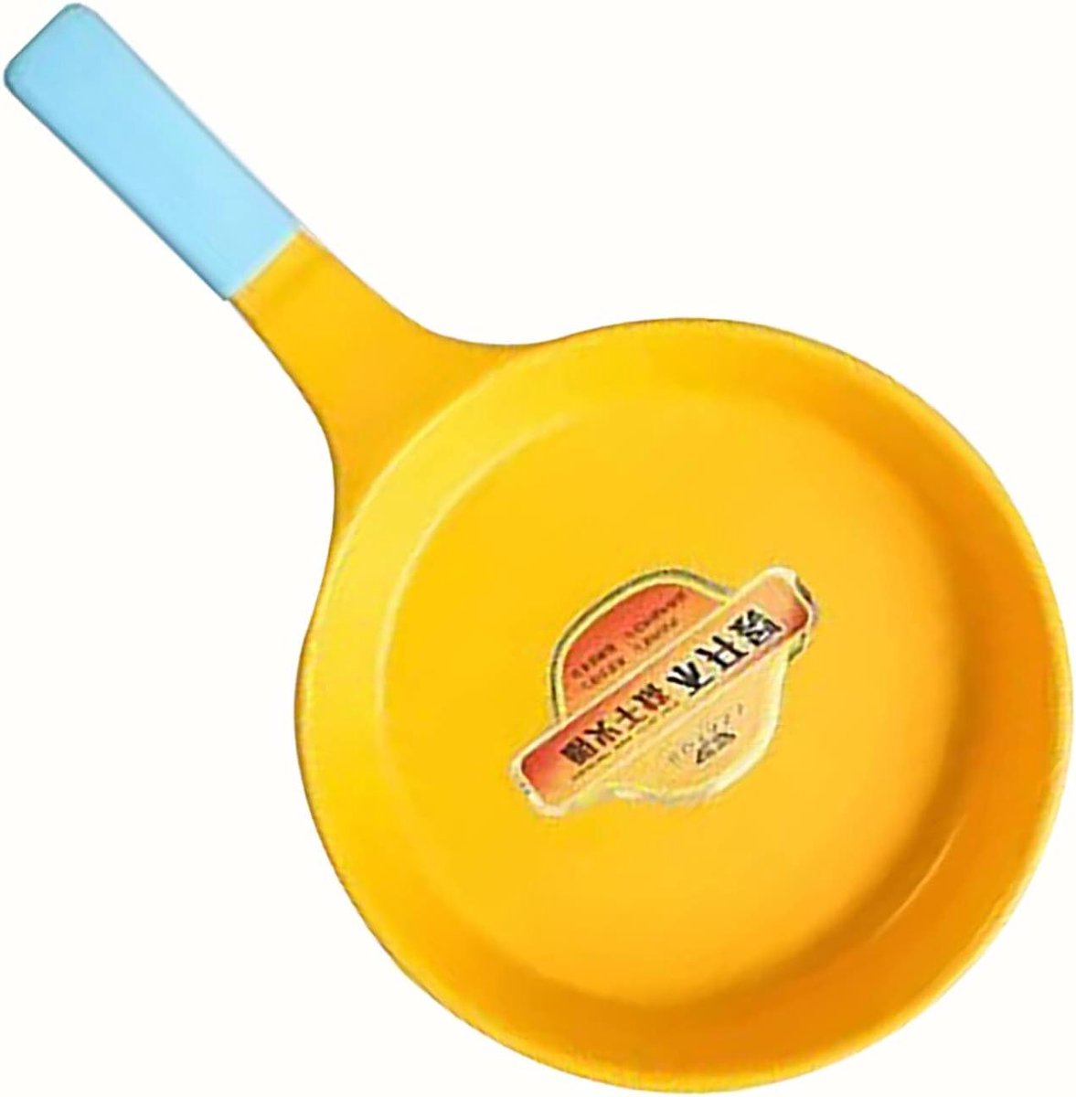 Koekenpan Keramisch Koekenpan Koken en Bakken Antiaanbaklaag 19 cm Diameter Geel