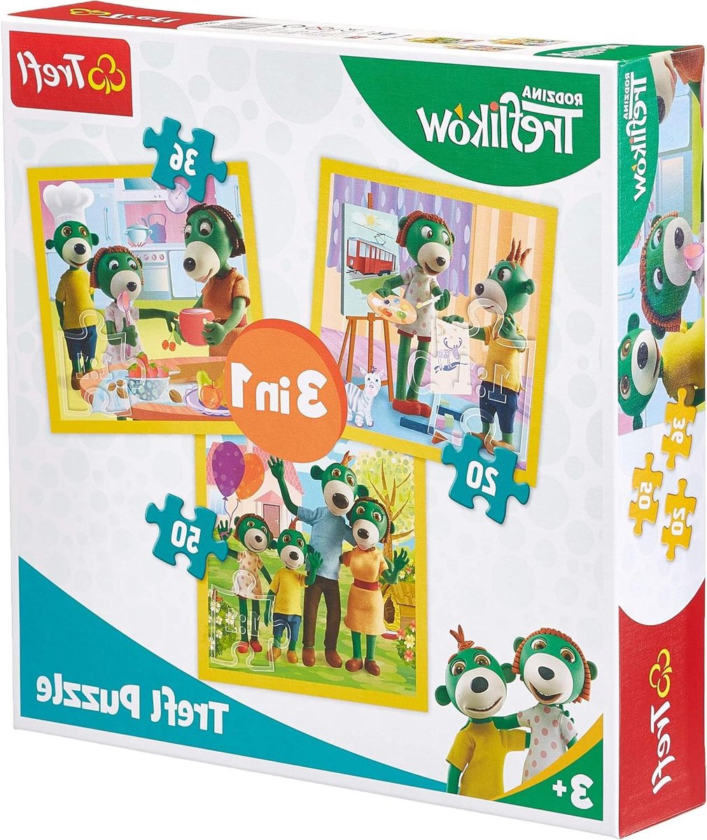 Kinderpuzzels - Legpuzzels Sets - Samen Spelen - 3 Verschillende Puzzels - 20-50 Stukjes - Familie Thema