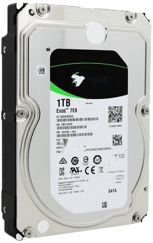 Interne Harde Schijf - Opslag Schijf - Data Opslag - Snelle SATA III - 1 TB - Grijs van Interne Harde Schijf — afbeelding 4