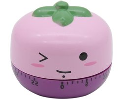 Mechanische Keukentimer voor Koken, Handmatige Tijdherinnering in Tomaatvorm voor Groenten en Fruit