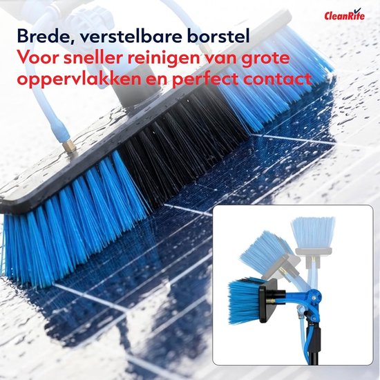 Wasborstel met Telescopische Steel - Raamreiniger - Autoborstel - telescoopsteel — afbeelding 3