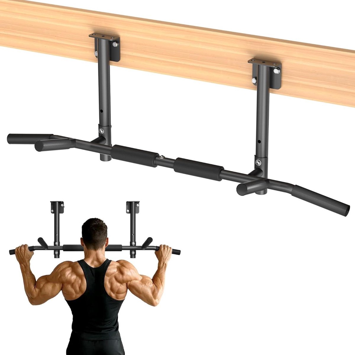 Pull Up Bar Deur - Optrekstang - Station - Extra Stevig - Strength Training