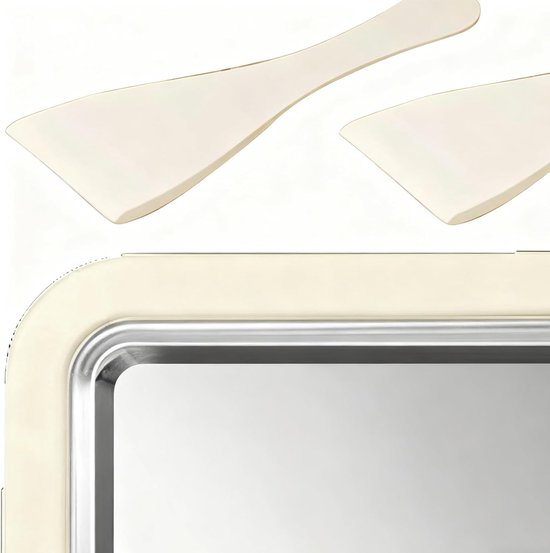 Rol IJs Machine - Dessert Maker - Gezinsactiviteit Maken - Handmatige Bereiding - 26 cm Breed - Wit — afbeelding 5