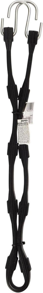 Verstelbare Spanband - Rubberen Bevestiging - Zaken Vastzetten - Extra Rubber - 91 cm - Zwart