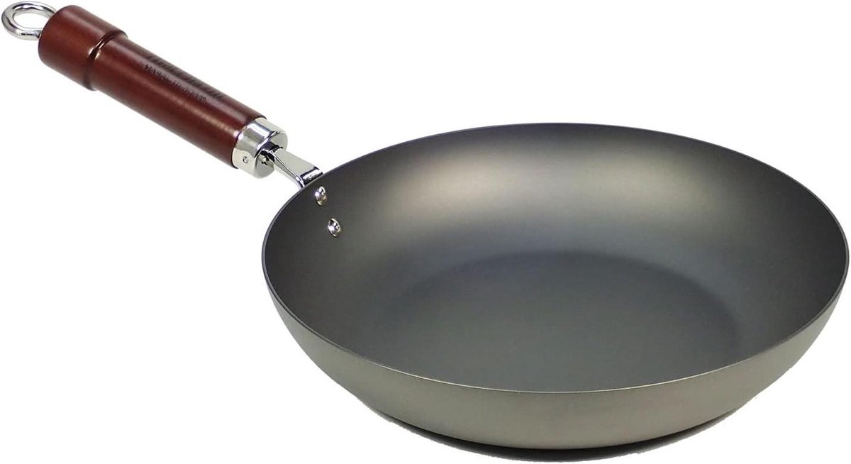 Koekenpan - Gietijzeren pan - Krokant Bakken - Speciale Oppervlaktebehandeling - 24 cm - Goud