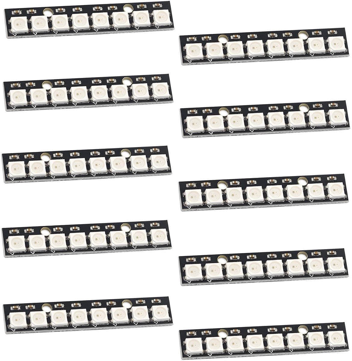 Dailygoods - 10 Stuks WS2812 RGB Ledmodules voor Arduino en Raspberry Pi