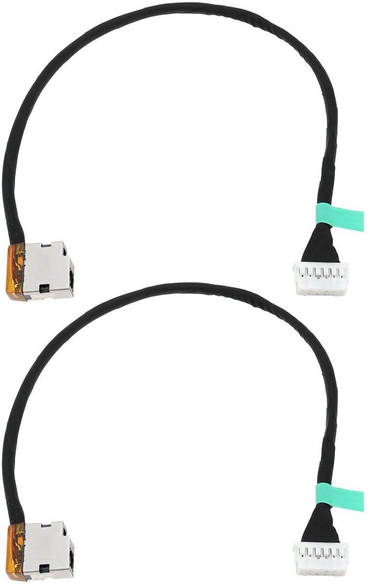 Dailygoods - DC Power Jack Socket Plug met Kabel voor Diverse HP Modellen