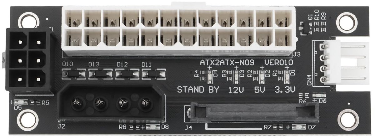 Dailygoods - 4 in 1 Meerdere Voeding Adapter voor Grafische Kaarten