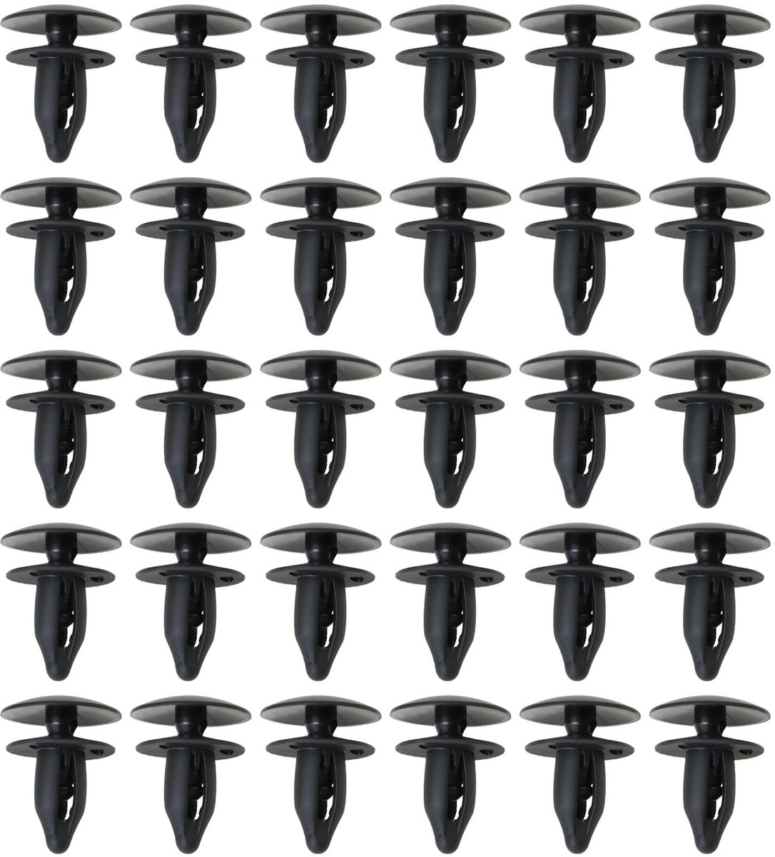 Dailygoods - 30 stuks Auto Achterklep Molding Protector Clips