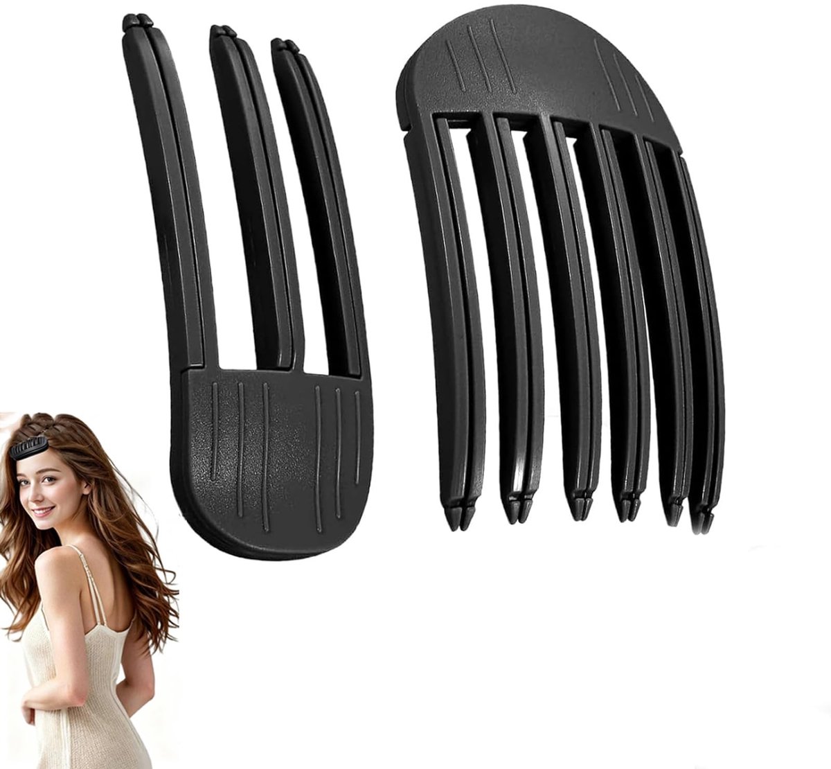 Dailygoods - Haarvolumeclips voor Mooi Volume en Haarstyling zonder Afdrukken