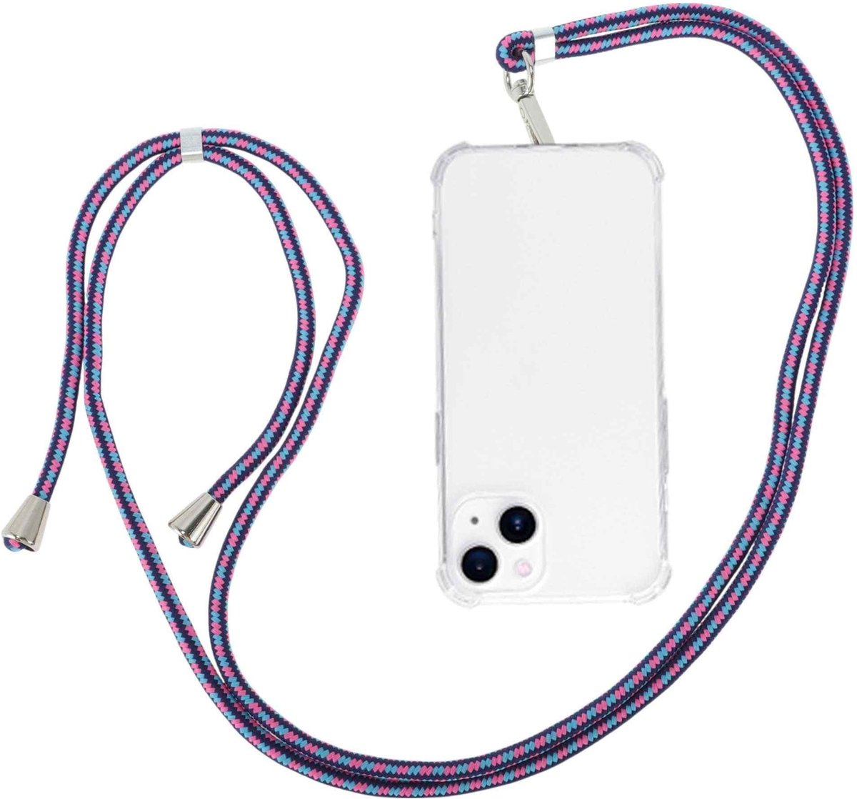 Dailygoods - Universele Telefoonkoord met Verstelbare Sluiting voor Mobiele Telefoons