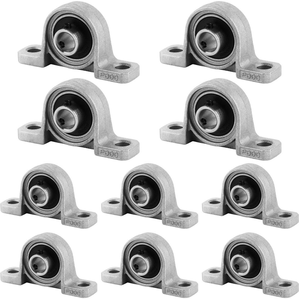 Dailygoods - Behuizingslagers Set van 10 mm voor 3D-printers en Machines