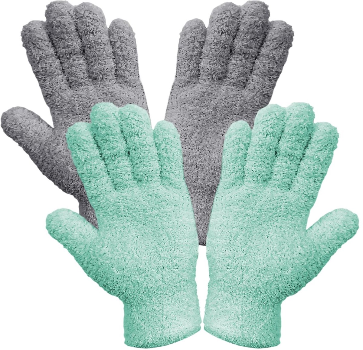 Dailygoods - Set van 2 Herbruikbare Stofverwijderingshandschoenen