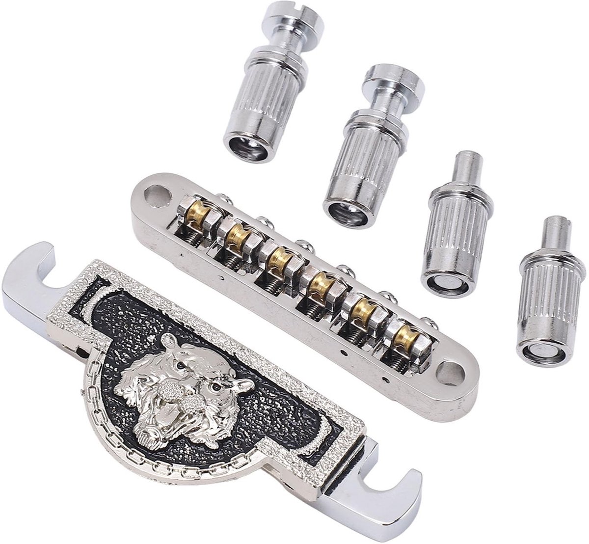 Dailygoods - Elektrische Gitaar Roller Zadelbrug met Leeuw Patroon