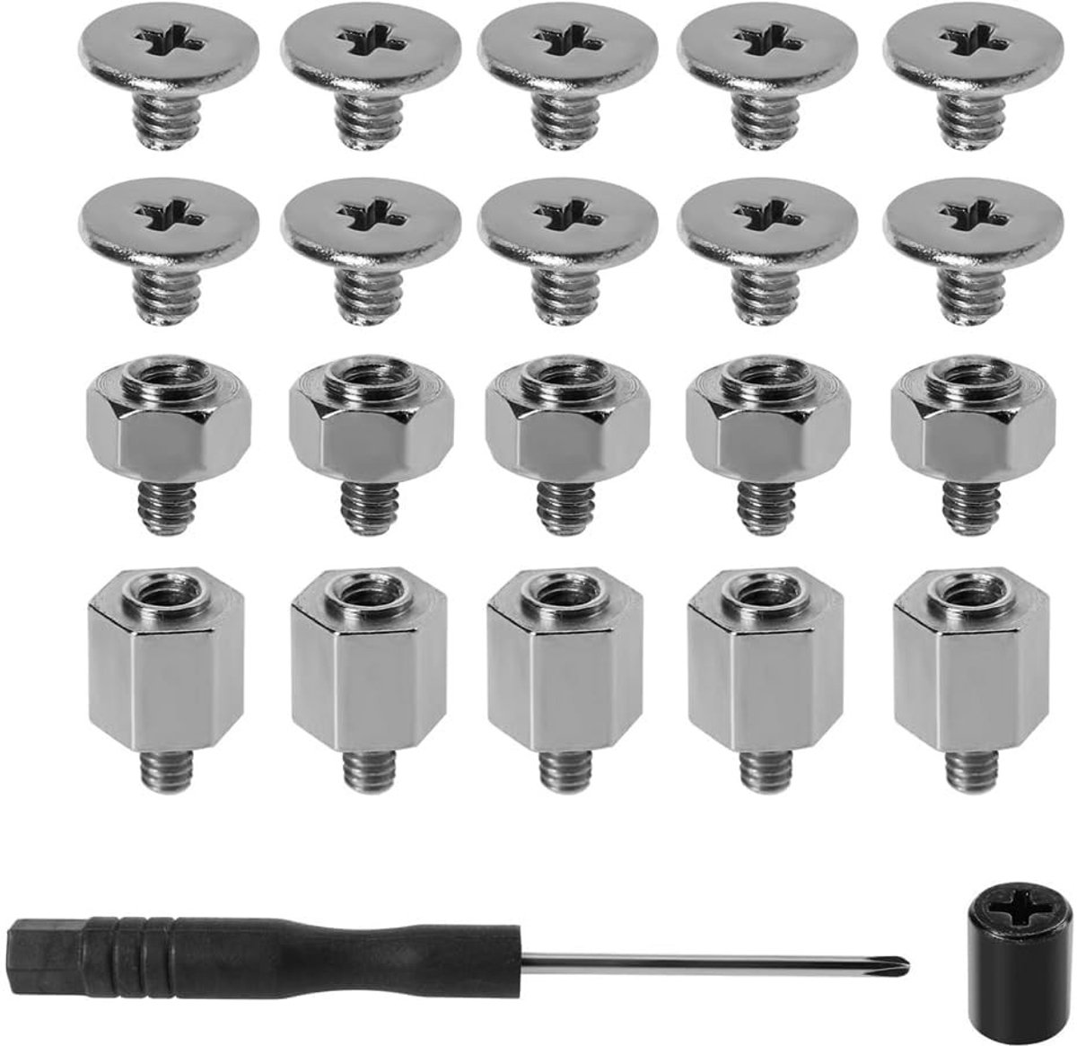 Dailygoods - M2 NVMe Schroevenset met Montageschroevendraaier