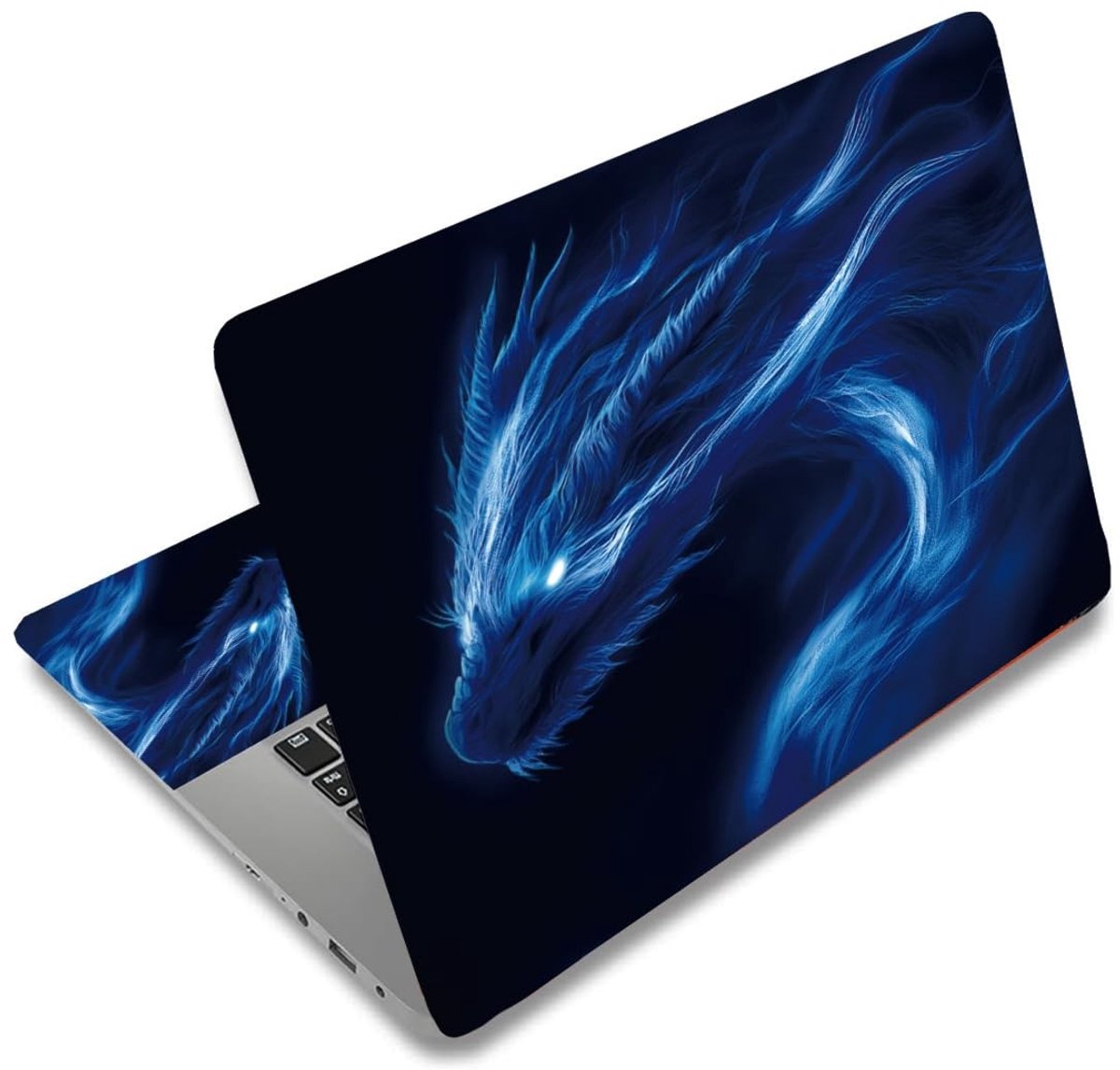 Dailygoods - Blauwe Draak Laptophoes voor Universele Bescherming