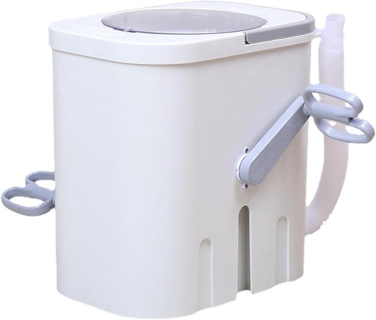 Handmatige Wasmachine Draagbare Wasmachine Kleine Was Niet Elektrisch 38cm Hoog Wit