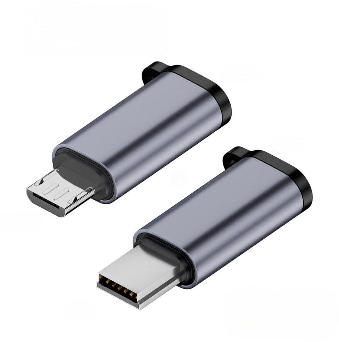Dailygoods - USB C naar Micro USB/Mini USB Adapter (2 stuks)