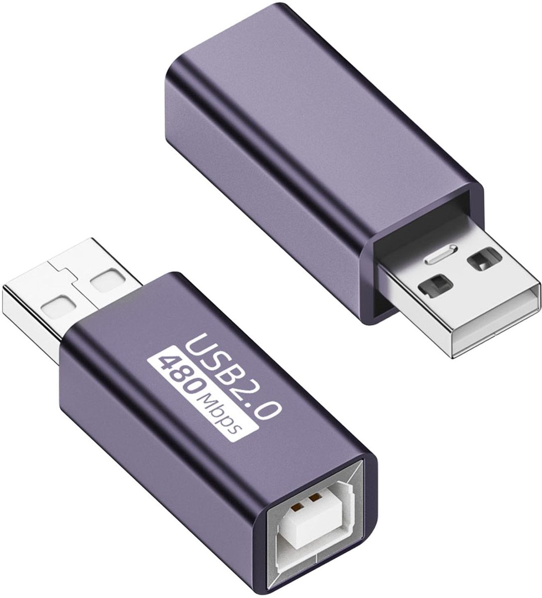 Dailygoods - Innovra - Dailygoods - USB2.0 naar USB B Adapter voor Elektronische Apparaten