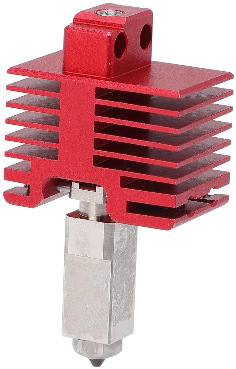 Hotend Kit - Printkop Mondstuk - Snel Printen - Gehard Staal - 500℃ Max - Zilver