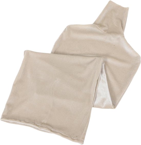 Paspop Hoes - Bovenlichaam Cover - Kleding Presenteren - Zachte Fluweel Afwerking - 34.58 x 10.22 Inch - Beige