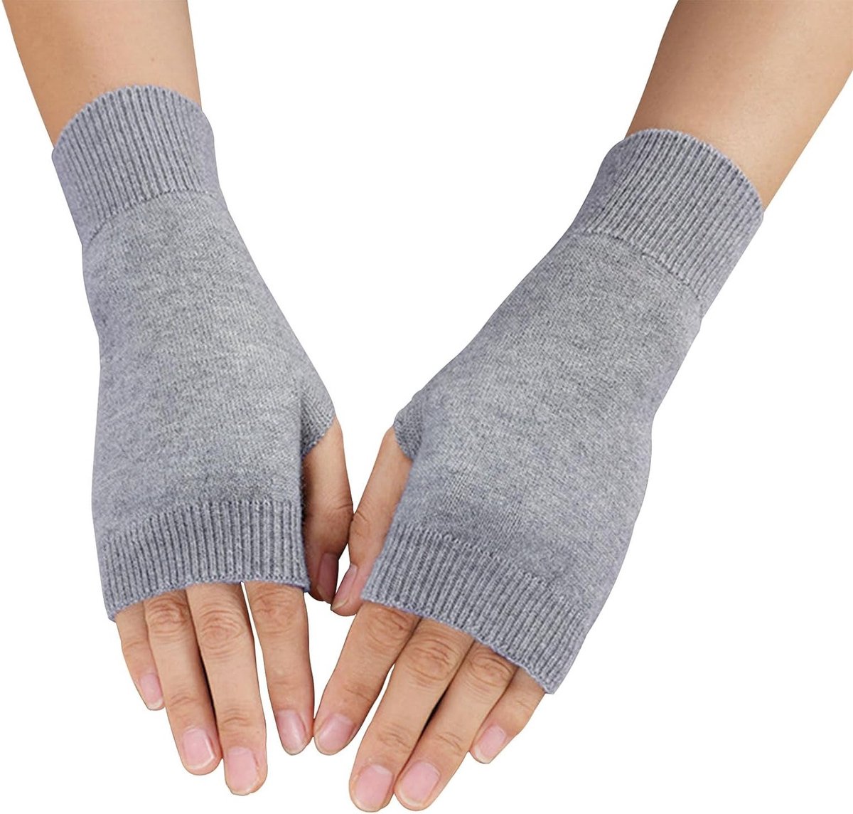 Warm en Comfortabel: Dames Vingerloze Handschoenen van Kasjmier voor de Winter, Perfect als Kerstcadeau en Ideaal voor Buitenactiviteiten