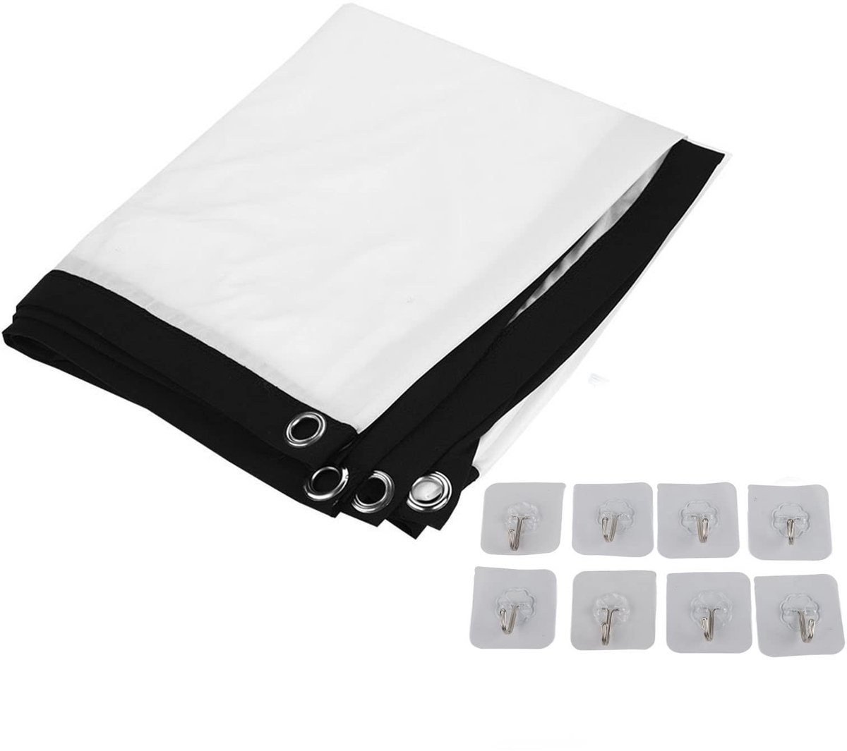 Dailygoods - Dailygoody - HD-projectorscherm - Opvouwbaar en Draagbaar - Ultrahelder Beeld - 100 Inch - Ideaal voor Thuisbioscoop - Geschikt voor Klaslokaal