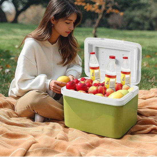 IJskoeler - Koelbox - Buitenavonturen - Lekvrij Ontwerp - 10 Liter - Groen — afbeelding 5