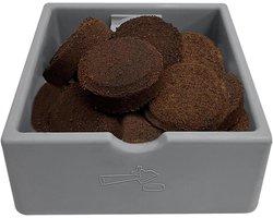 Koffie opvangbak - Klopbox espresso - Afval verwerken - Geluiddempend ontwerp - 16 cm breed - Zwart