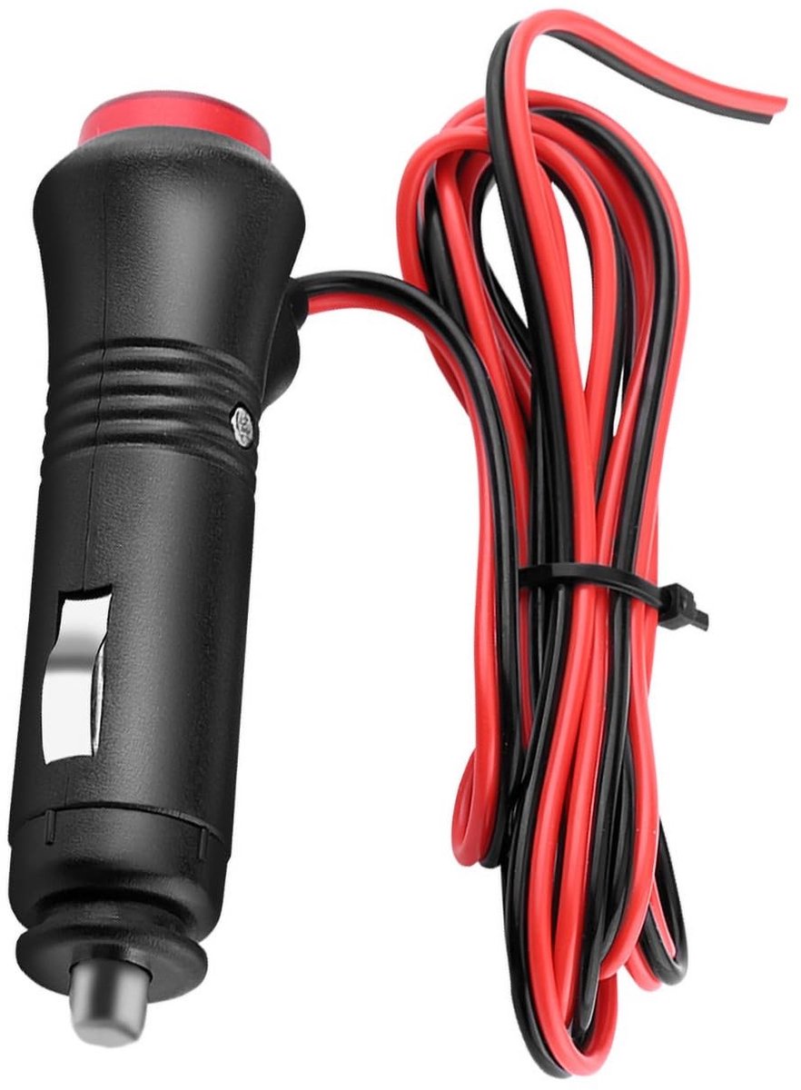 Dailygoods - Dailygoody - Presa Accendisigari Maschio met 1.5m Kablo 12-24V 60W voor Auto