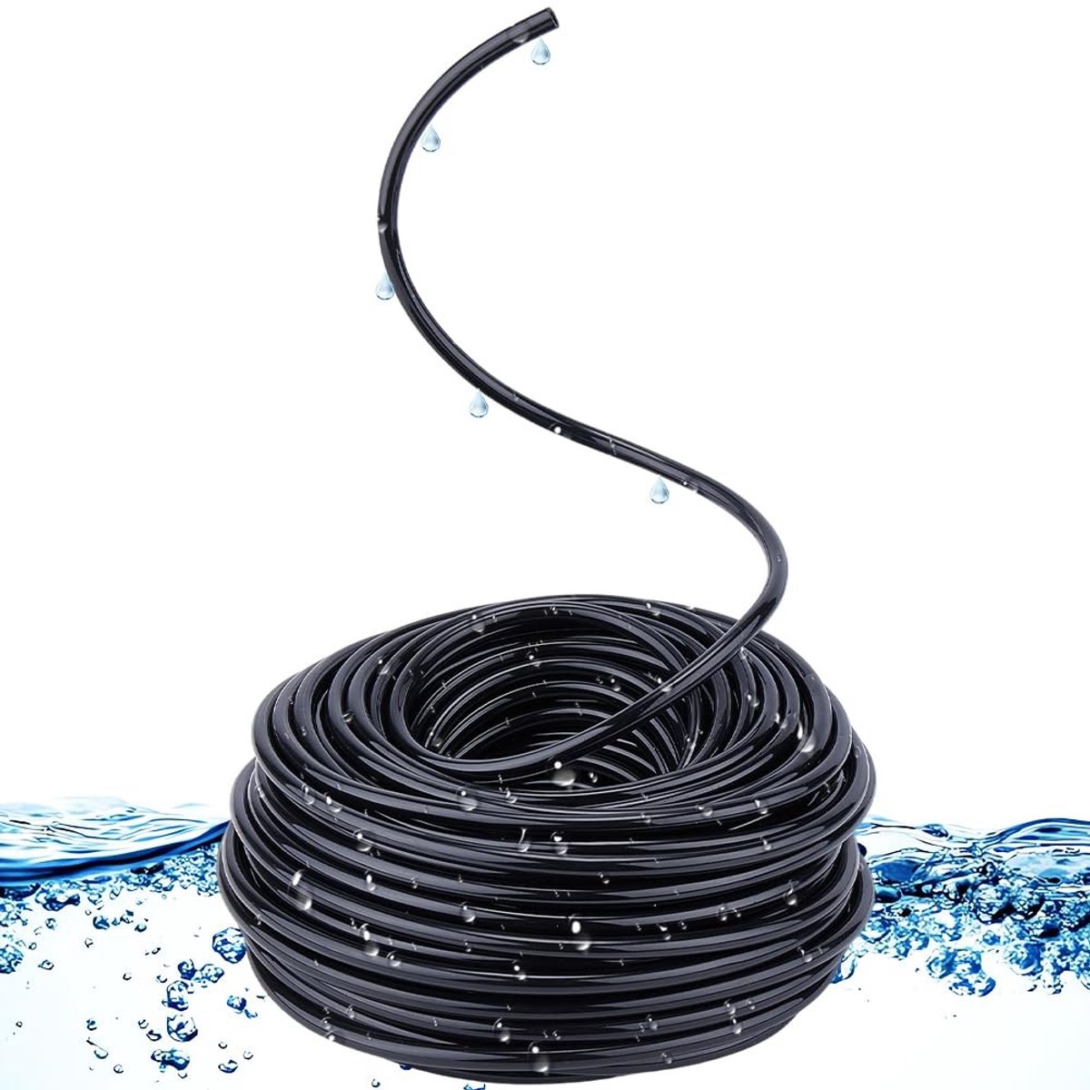 Dailygoods - Dailygoody - Druppelirrigatie Tubing - Flexibele Distributieslang voor Tuinieren - 30 meter - Irrigatie Systeem - Tuin en Landschap - Geschikt voor Bu.