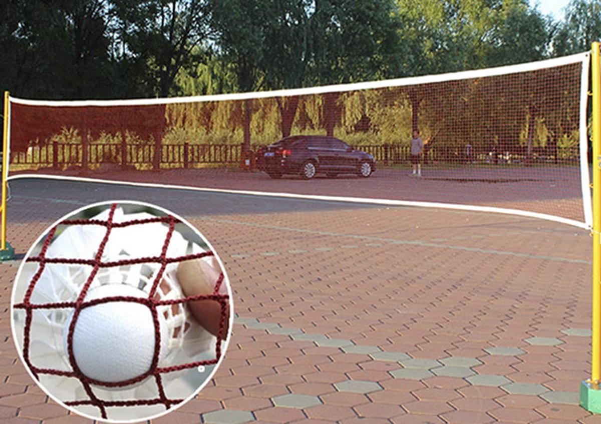 Dailygoods - Draagbaar Tennis- en Badmintonnet met Eenvoudige Montage