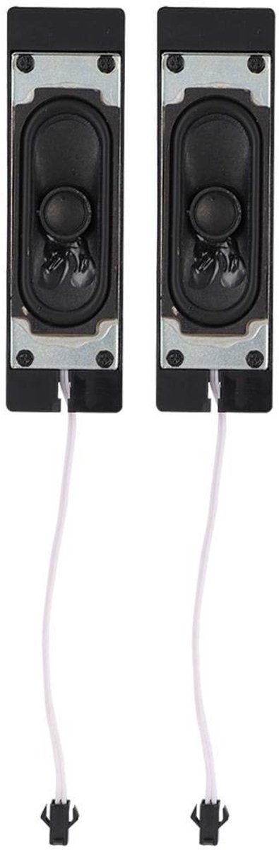 Dailygoods - 2 Luidsprekers 8 Ohm - Subwoofer voor TV - Helder Geluid - Zwart - Vervangende Luidsprekers - Geschikt voor LCD en Reclame