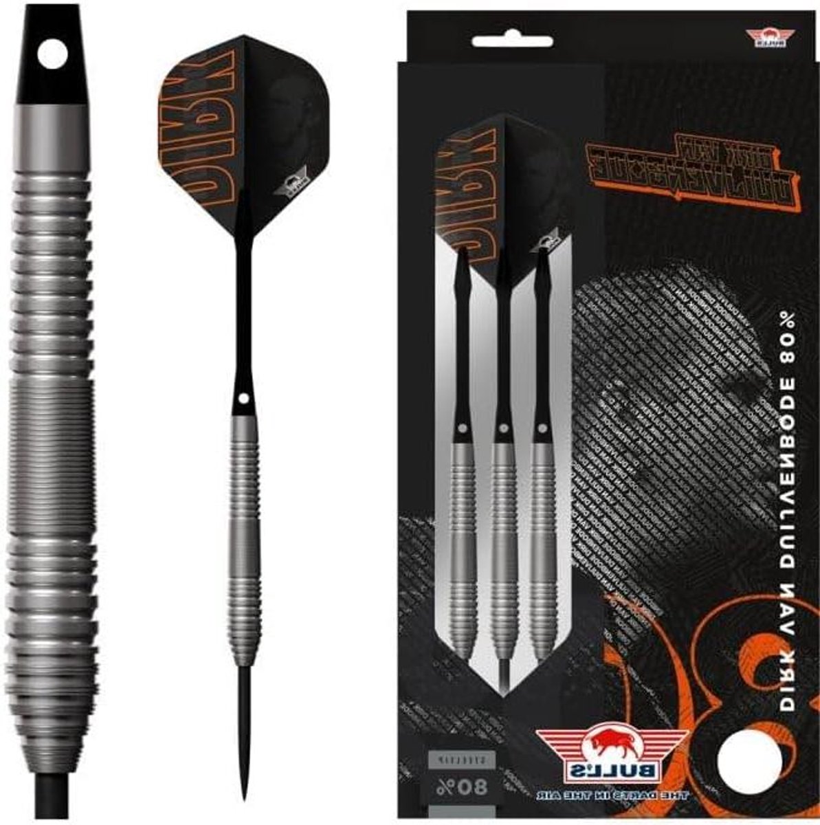 Bull's Dirk van Duijvenbode 80% - Dartpijlen