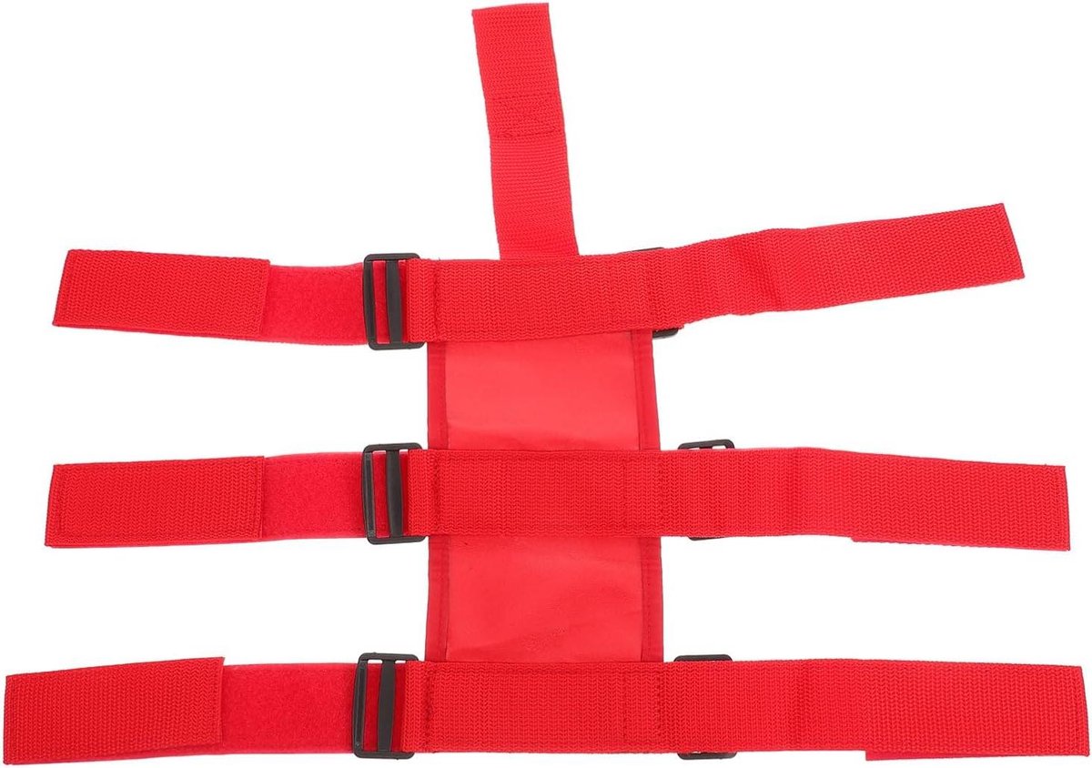 Bevestigingsband Blusser - Universele Houder - Veilige Opslag - Stabiele Bevestiging - 23x18x18 cm - Rood