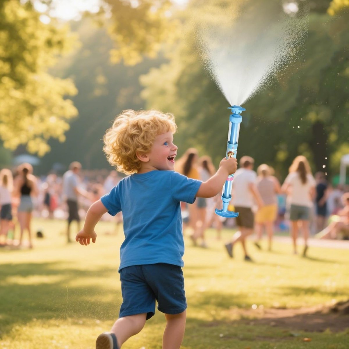 Waterspuit Voor Kinderen - Waterkanon Zomer - Buiten Spelen - Hogere Capaciteit Groot - 44 x 9 x 4 cm – foto 4