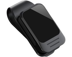 Zonnebrilhouder Auto - Brillenhouder Vizier - Netjes Opbergen - Gestabiliseerde Clip - 40x40x40 mm - Zwart