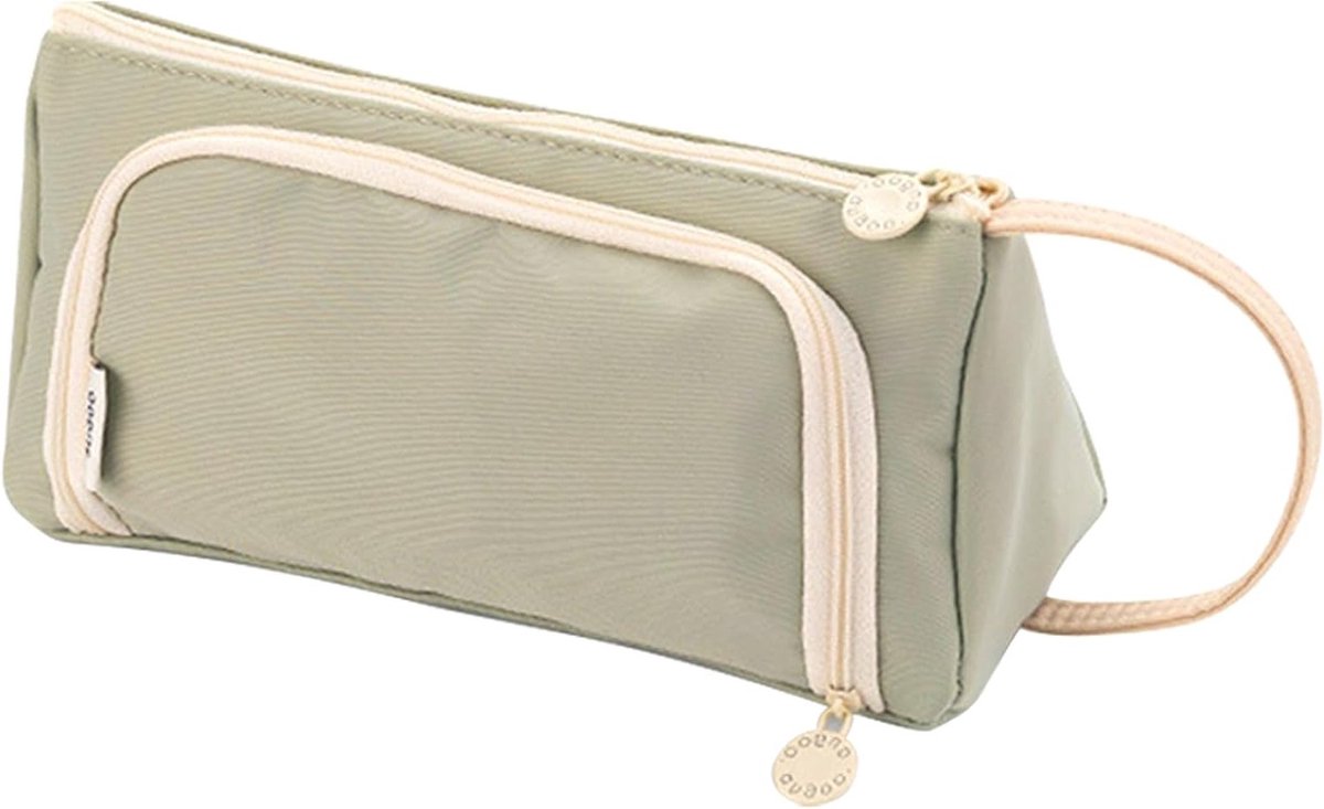 Grote Capaciteit Pennenbak voor Meisjes en Jongens, Eenvoudige Stationery Organizer voor School en Kantoor, Lichtgroen Design voor Volwassenen en Kinderen