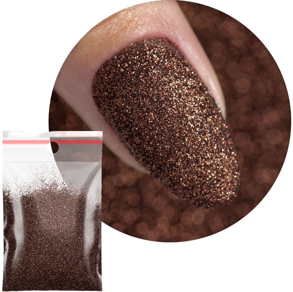 GNB-LAB - Brokat voor Nagels - 20g - Nr 61 - Glanzend