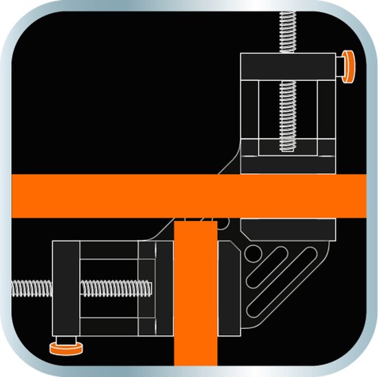 NEO 45-491 - Dubbele Hoekspanner - 90 graden - Ergonomisch - Antislip van Merkloos — afbeelding 4