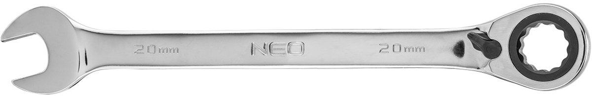 NEO - Ringsleutel met Ratchet - 20 mm - Chroom-Vanadiumstaal