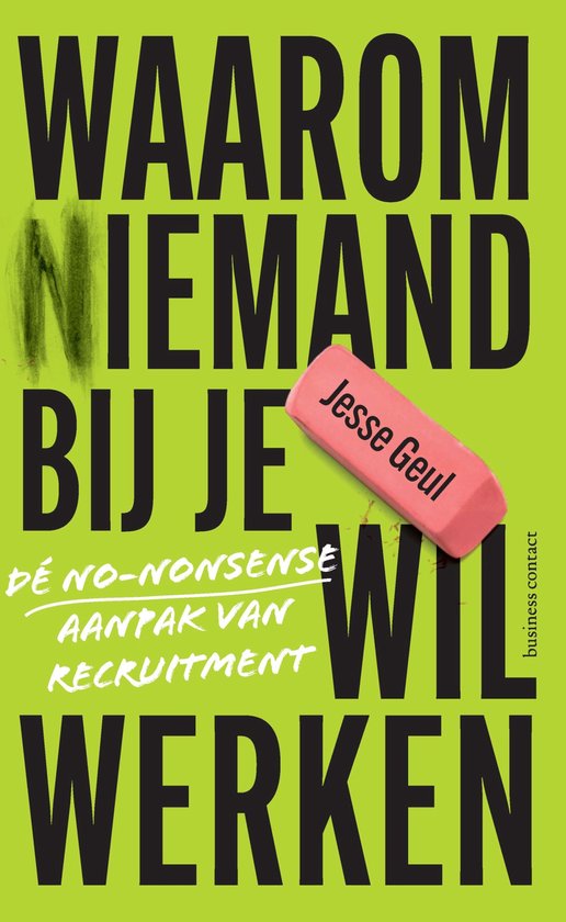 Waarom (n)iemand bij je wil werken - cover