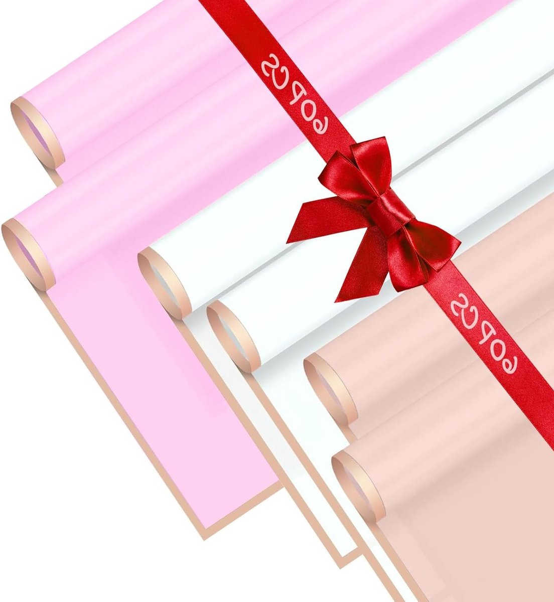 60 Vellen Waterdicht Inpakpapier voor Bloemen, Perfect voor Cadeaus en Creatieve Projecten (56 x 56 cm)