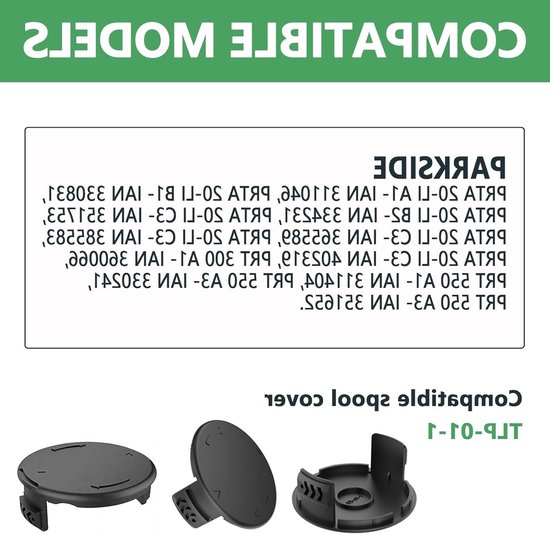 2-Pack Grastrimmer Spoelafdekking voor Vervanging, Geschikt voor Diverse Trimmers, Duurzaam en Betrouwbaar Accessoire voor Tuinonderhoud — afbeelding 2