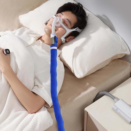 Universele CPAP Slanghoes van 1.8m, Isolerende Bescherming met Rits, Anticondensatie, Stofdicht en Herbruikbaar voor CPAP en Flexibele Slangen van Universele — afbeelding 2